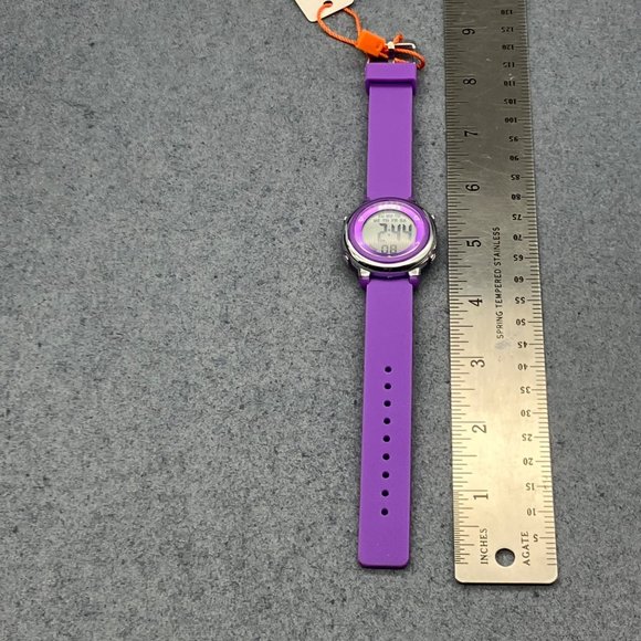 SKMEI Purple Six Digits Digital NWT As Is Silicone Silver Heart Week Days Unisex main image 4